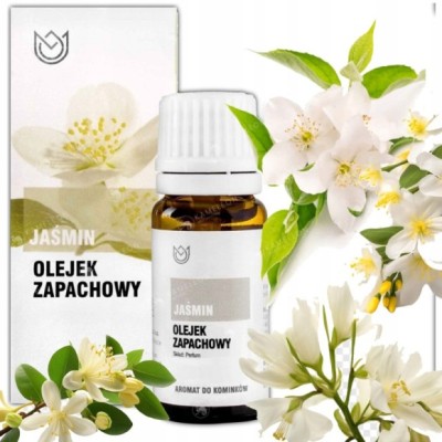 OLEJEK ZAPACHOWY JAŚMIN Jaśminowy 10ml ODPRĘŻA RELAKSUJE
