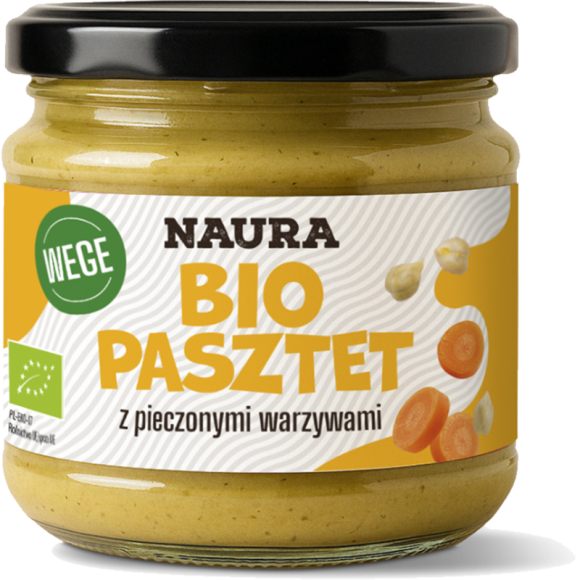 Naura eko BIO PASZTET Z PIECZONYMI WARZYWAMI wegański pasta