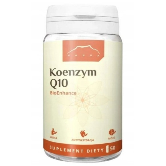 Nanga KOENZYM Q10 BioEnhance 600mg 50kaps wsparcie ENERGIA
