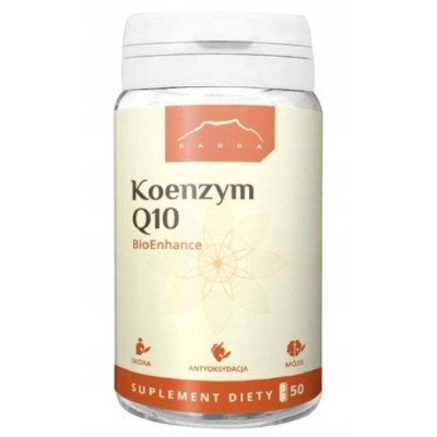 Nanga KOENZYM Q10 BioEnhance 600mg 50kaps wsparcie ENERGIA