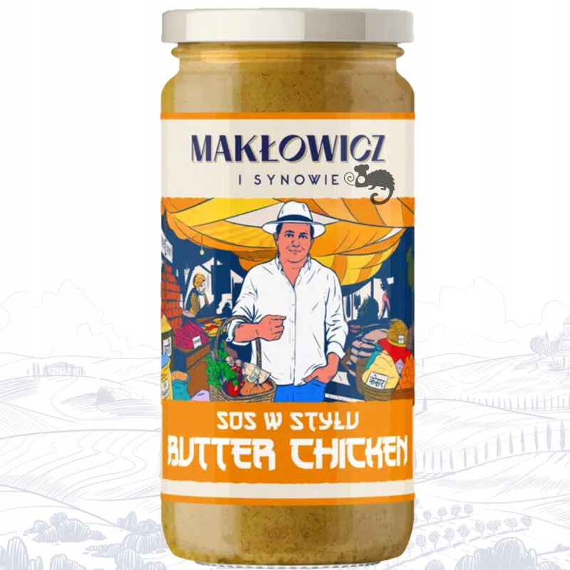 3x SOS TIKKA MASALA KORMA BUTTER CHICKEN 400g + 2x MAKARON GRATIS MAKŁOWICZ