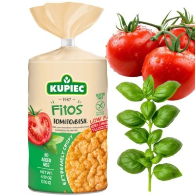 Kupiec FITOS WAFLE smakowe RYŻOWO-KUKURYDZIANE POMIDOR I
