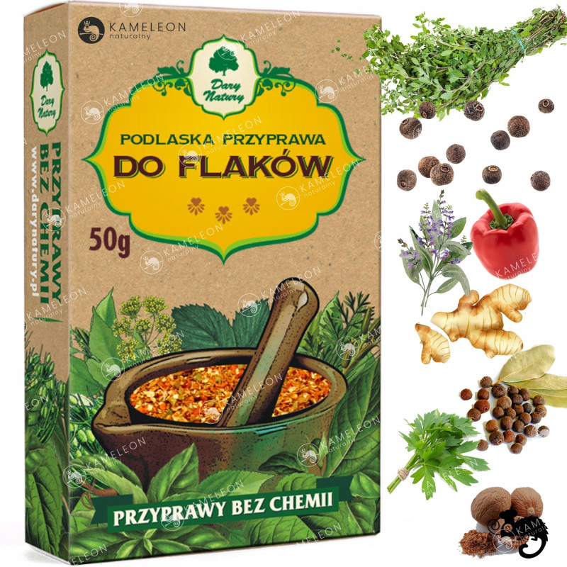 DO FLAKÓW FLAKI mieszanka przypraw BEZ CHEMII 50g