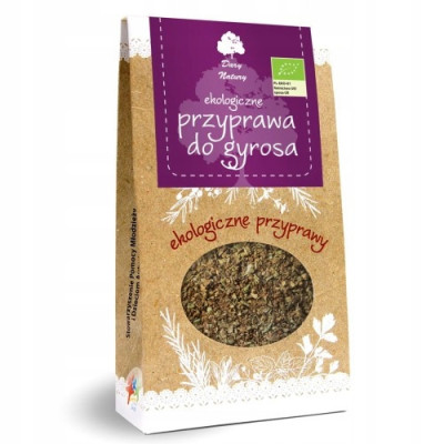 ekologiczna PRZYPRAWA DO GYROSA 50g mieszanka przypraw GYROS DARY NATURY