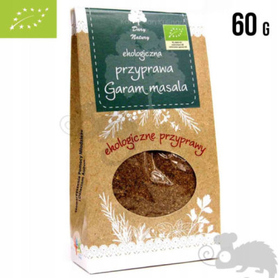 GARAM MASALA EKO kolendra kminek cynamon kardamon pieprz i inne 60g DARY