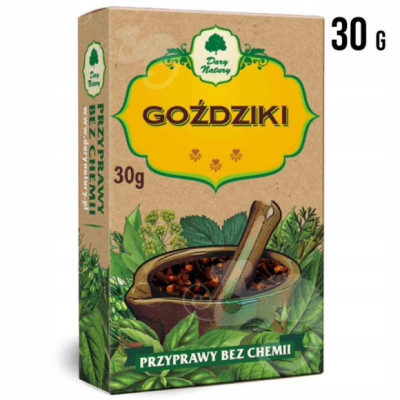 GOŹDZIK GOŹDZIKI CAŁE przyprawy bez chemii 30g DARY NATURY