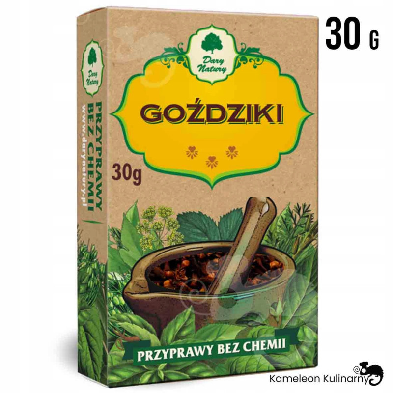 GOŹDZIK GOŹDZIKI CAŁE przyprawy bez chemii 30g DARY NATURY