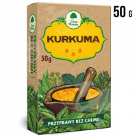 KURKUMA MIELONA 100% curcuma longa przyprawy BEZ CHEMII 50g DARY NATURY