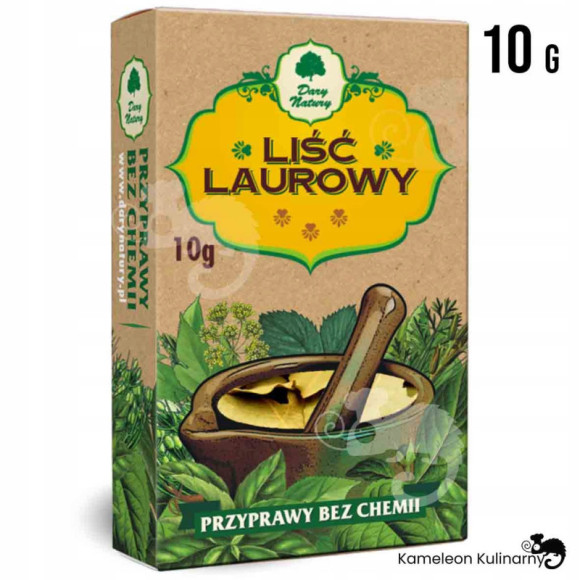 LIŚĆ LAUROWY przyprawy bez chemii 10g DARY NATURY