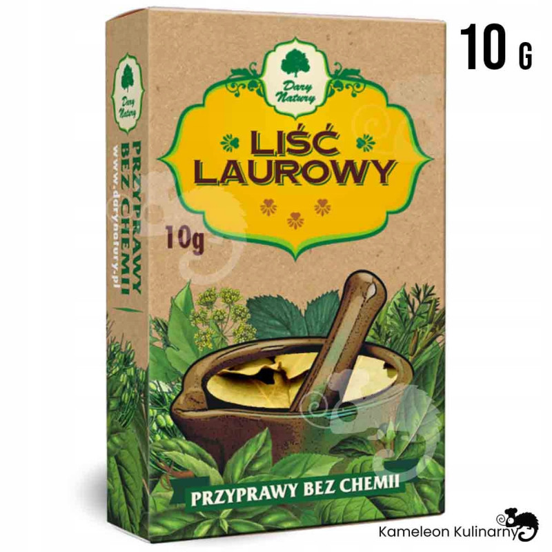 LIŚĆ LAUROWY przyprawy bez chemii 10g DARY NATURY