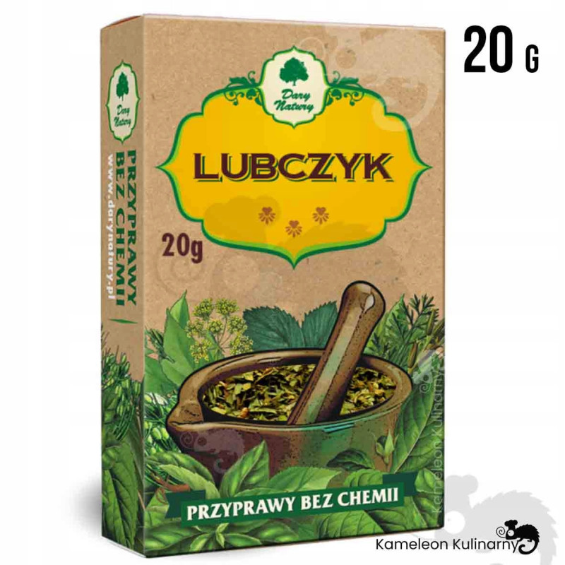 LUBCZYK przyprawa DO ZUP ROSOŁÓW bez chemii 20g DARY NATURY