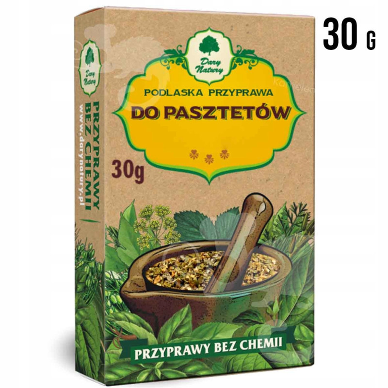 okazja!podlaska PRZYPRAWA DO PASZTETÓW pasztetu mieszanka przypraw 30g DARY