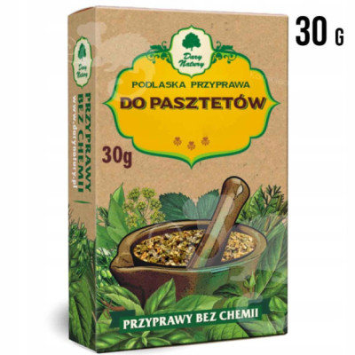 okazja!podlaska PRZYPRAWA DO PASZTETÓW pasztetu mieszanka przypraw 30g DARY