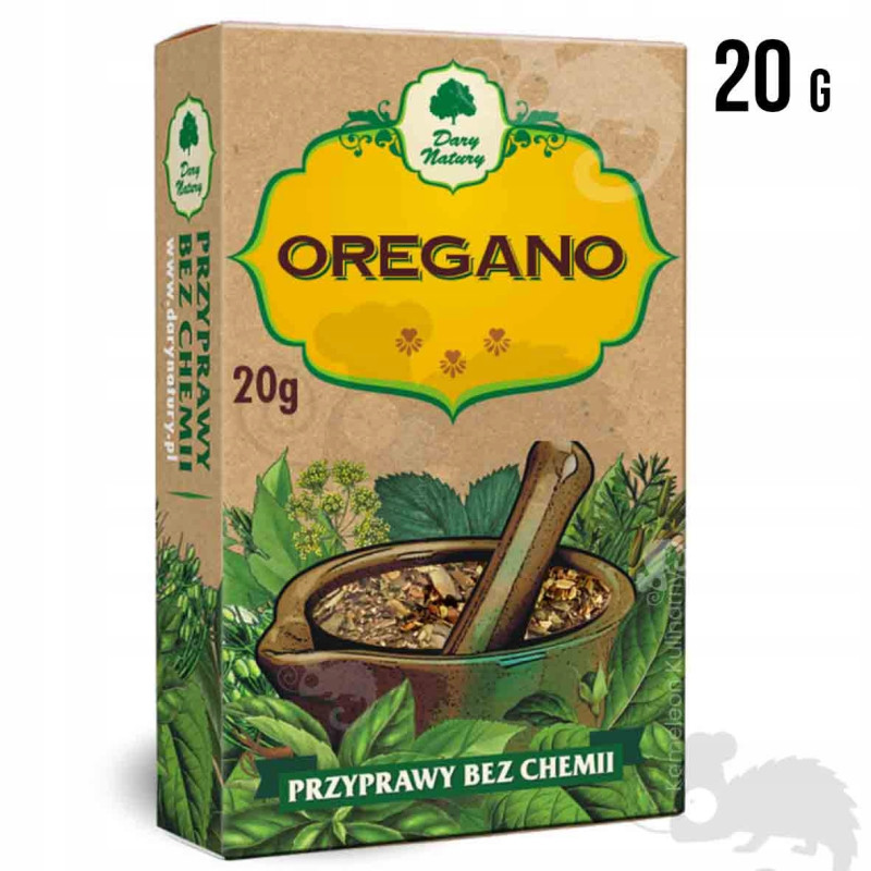 OREGANO LEBIODKA dziki majeranek przyprawa bez chemii 20g DARY NATURY