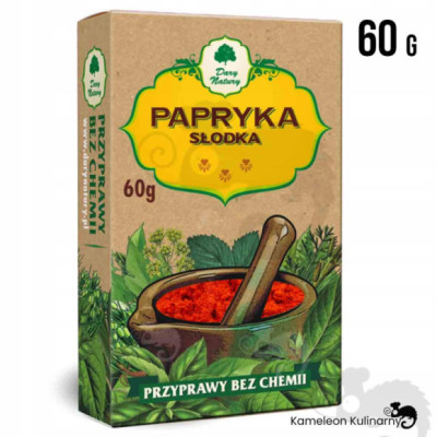 PAPRYKA SŁODKA przyprawa bez chemii 60g DARY NATURY