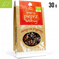 PIEPRZ KOLOROWY ZIARNO W ZIARNIE ziarnisty ekologiczny EKO 30g DARY NATURY