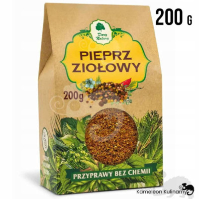PIEPRZ ZIOŁOWY mieszanka DO MIĘS POTRAW Z JAJ SAŁATEK 200g 0,2KG DARYNATURY