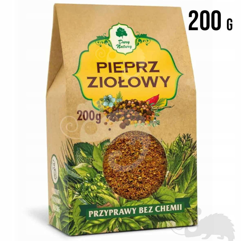 PIEPRZ ZIOŁOWY mieszanka DO MIĘS POTRAW Z JAJ SAŁATEK 200g 0,2KG DARYNATURY