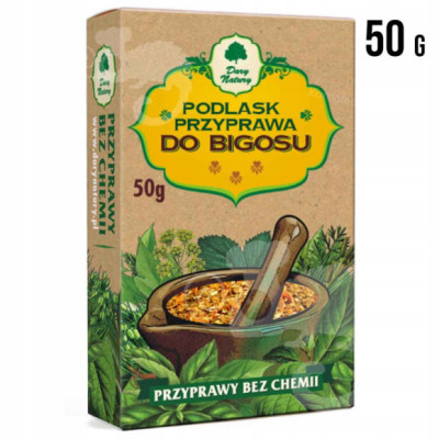 podlaska PRZYPRAWA DO BIGOSU Dary Natury 50g