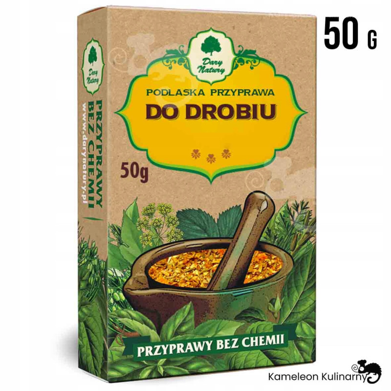 podlaska PRZYPRAWA DO DROBIU mieszanka przypraw 50g DARY NATURY