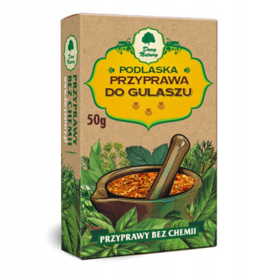 PODLASKA PRZYPRAWA DO GULASZU Przyprawy Bez Chemii 50g Dary Natury