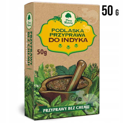podlaska PRZYPRAWA DO INDYKA INDYK mieszanka przypraw 50g DARY NATURY