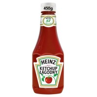 HEINZ KETCHUP ORGINALNY POMIDOROWY ŁAGODNY 450G BUTELKA