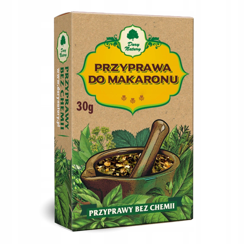 PODLASKA PRZYPRAWA DO MAKARONU mix przypraw 30g DARY NATURY