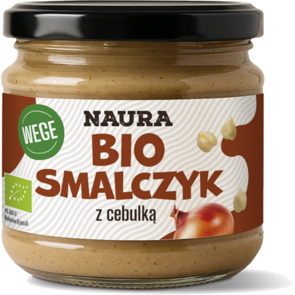 Naura eko BIO SMALCZYK SMALEC Z CEBULKĄ wegański pasta do