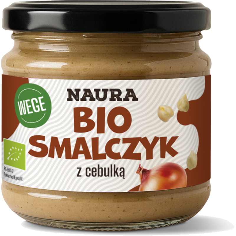 Naura eko BIO SMALCZYK SMALEC Z CEBULKĄ wegański pasta do