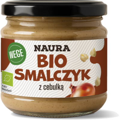 Naura eko BIO SMALCZYK SMALEC Z CEBULKĄ wegański pasta do