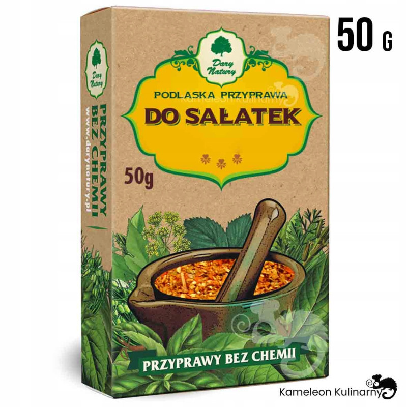 podlaska PRZYPRAWA DO SAŁATEK SAŁATKA mieszanka przypraw 50g DARY NATURY