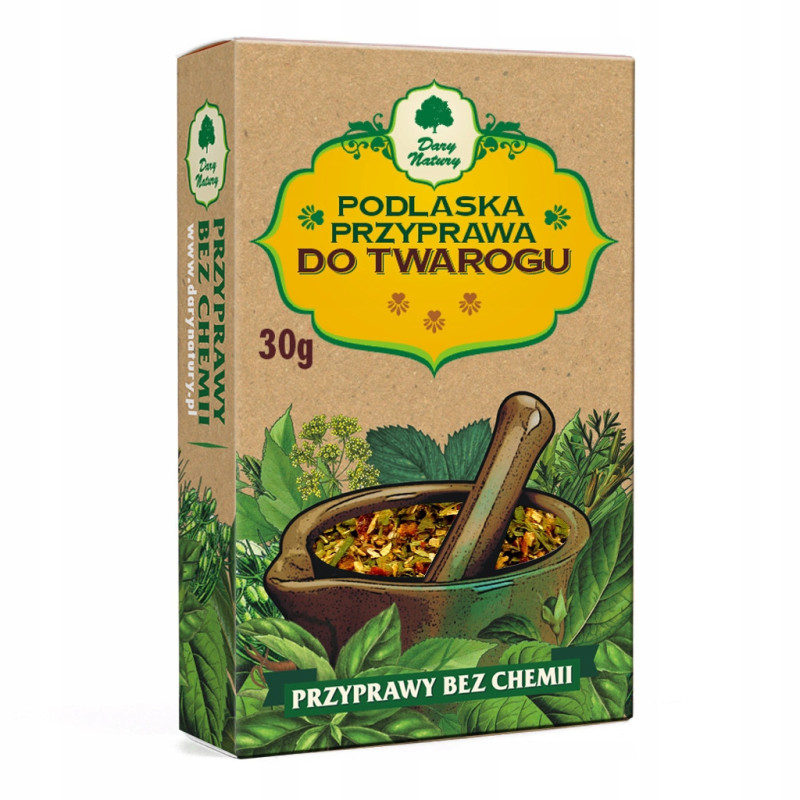 PODLASKA PRZYPRAWA DO TWAROGU 30g Przyprawy Bez Chemii Dary Natury