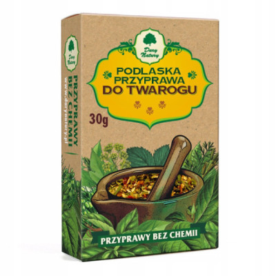 PODLASKA PRZYPRAWA DO TWAROGU 30g Przyprawy Bez Chemii Dary Natury