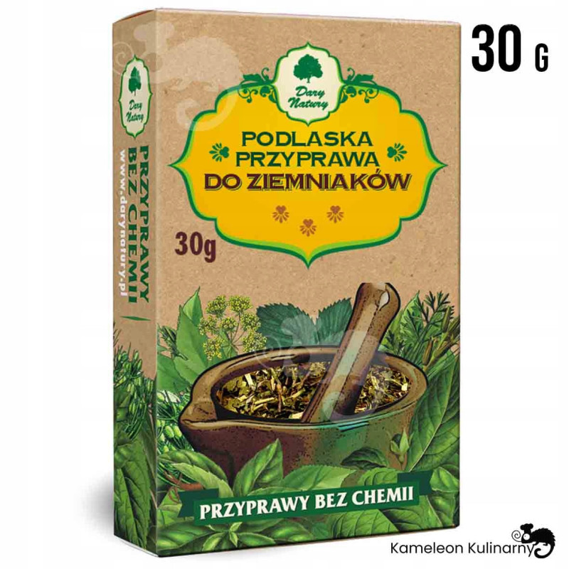podlaska PRZYPRAWA DO ZIEMNIAKÓW mieszanka przypraw 30g DARY NATURY
