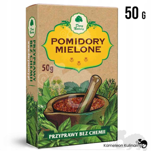POMIDOR POMIDORY SUSZONE --- MIELONE --- 50g przyprawa DARY NATURY