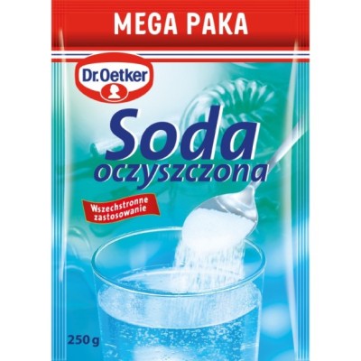 Dr.Oetker SODA OCZYSZCZONA 250g 0,25G MEGA PACZKA duża