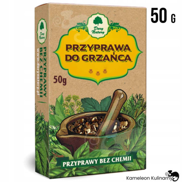 PRZYPRAWA DO GRZAŃCA grzane wino grzaniec mieszanka przypraw 50g DARYNATURY PRZYPRAWA DO GRZAŃCA grzane wino grzaniec mieszanka przypraw 50g DARYNATURY