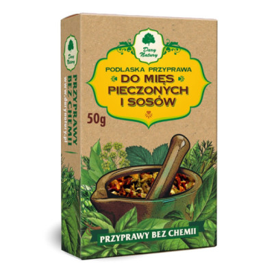 PRZYPRAWA DO MIĘS PIECZONYCH I SOSÓW 50g Przyprawy Bez Chemii Dary Natury