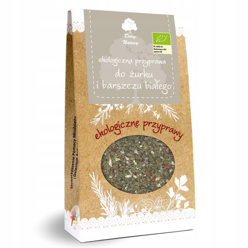 PRZYPRAWA DO ŻURKU I BARSZCZU mieszanka przypraw d zupy zup 50g DARY NATURY