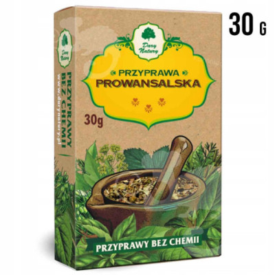 PRZYPRAWA PROWANSALSKA cząber rozmaryn oregano tymianek bazylia 30G DARY