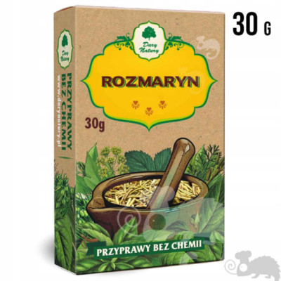 ROZMARYN przyprawa BEZ CHEMII 30g DARY NATURY