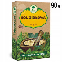 SÓL ZIOŁOWA czosnek lubczyk cebula pietruszk oregano cząber 90G DARY NATURY