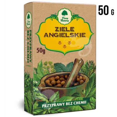 ZIELE ANGIELSKIE ziarno w ziarnie bez chemii 50g DARY NATURY