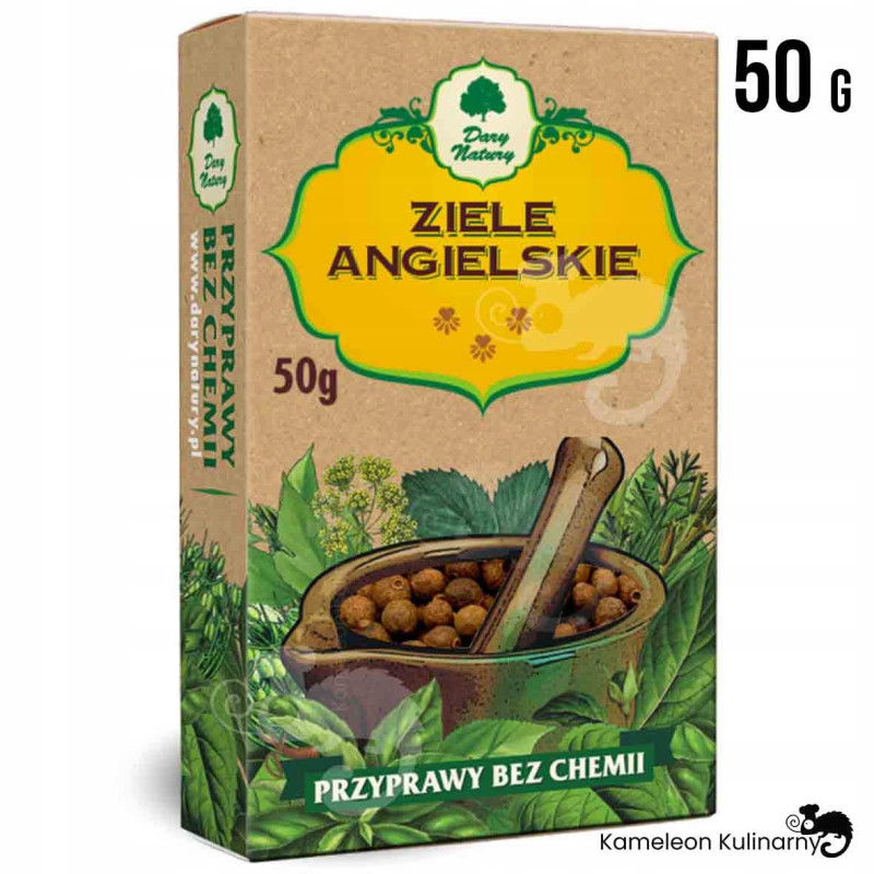 ZIELE ANGIELSKIE ziarno w ziarnie bez chemii 50g DARY NATURY