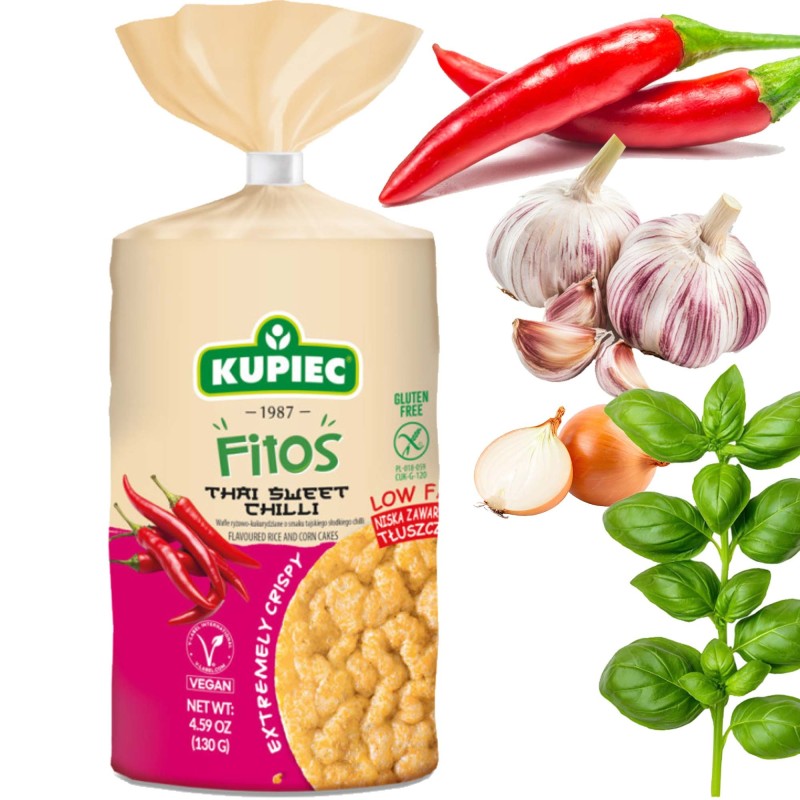 Kupiec FITOS WAFLE RYŻOWO-KUKURYDZIANE THAI SWEET CHILLI