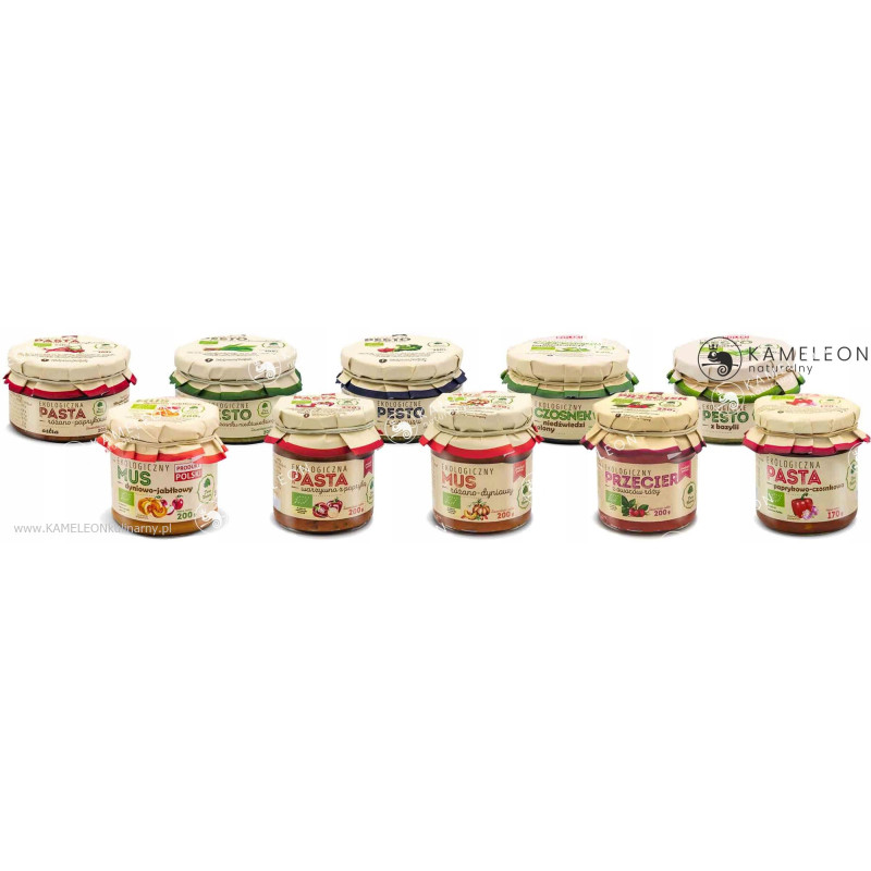 CZOSNEK NIEDŹWIEDZI SOLONY ekologiczny eko 200g 0,2KG DARY NATURY słoik