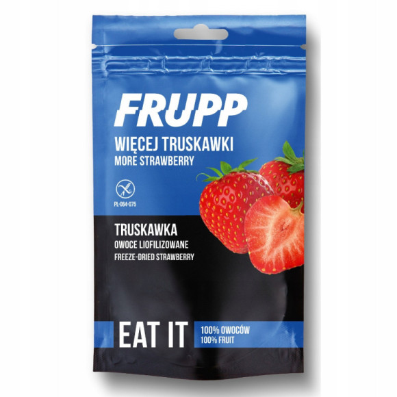 FRUPP Zdrowa TRUSKAWKA LIOFILIZOWANA 13g Celiko FRUPP Zdrowa TRUSKAWKA LIOFILIZOWANA 13g Celiko