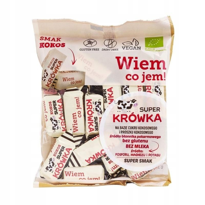 Eko KRÓWKI WEGAŃSKIE KOKOSOWE KOKOS BEZ GLUTENU LAKTOZY
