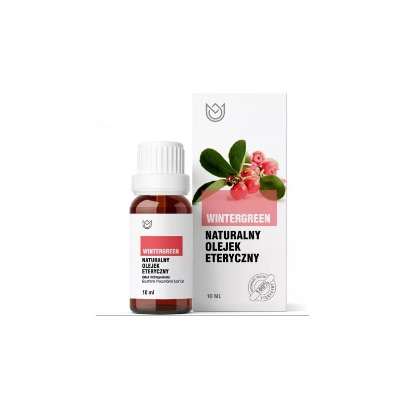 Naturalny OLEJEK ETERYCZNY WINTERGREEN golteria golteriowy